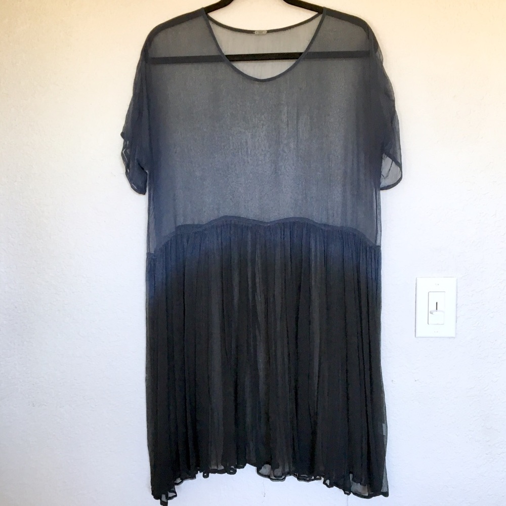 Chan Luu Silk Sheer Dress